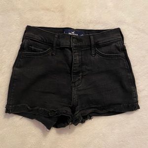Size 0 black Hollister High-Rise Short Shorts